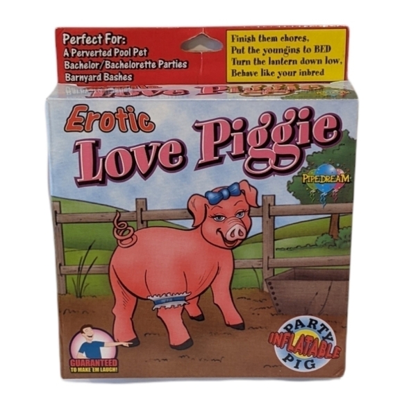 Nwt Erotic Love Piggie inflatable pig / XXX adult - Picture 1 of 6